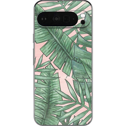 Spring Palm Leaves Pixel 9 Pro XL Skin